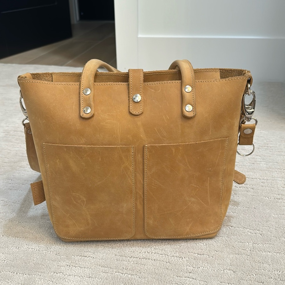 Sanumi Leather Tote Bag